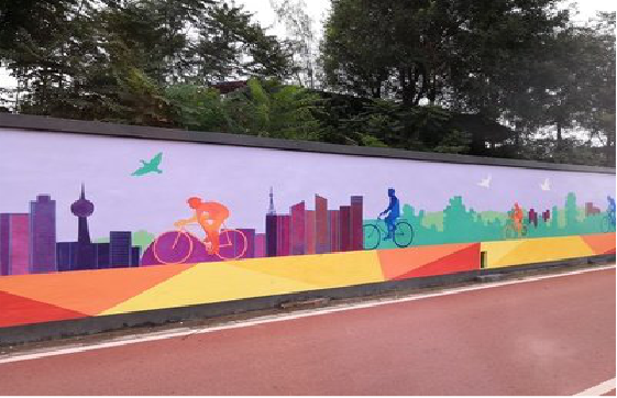 宜昌墙体彩绘-围墙