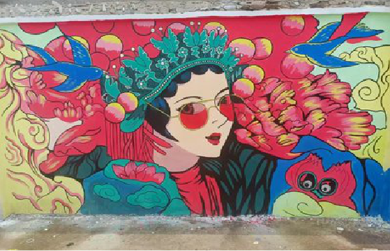 宜昌墙体彩绘-网红墙