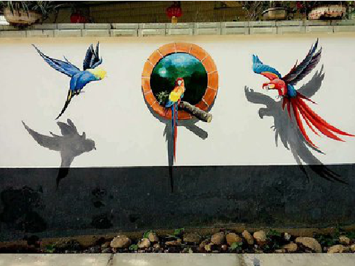 宜昌视觉错位-3D墙绘设计