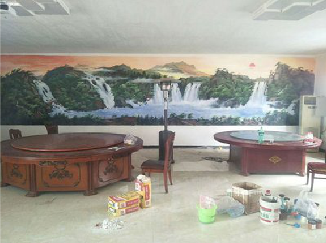 宜昌墙绘-写实风景