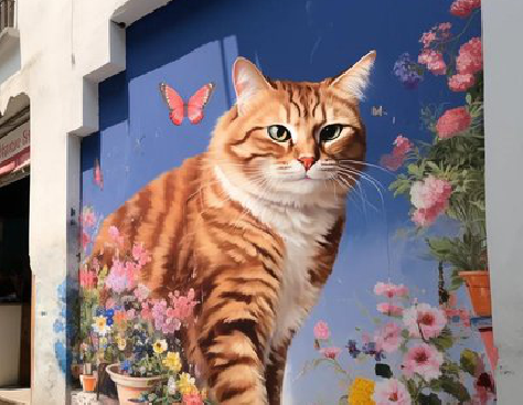 宜昌自己绘制有个性的手绘墙