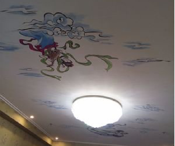 宜昌如何快速绘制天花板上的手绘墙？