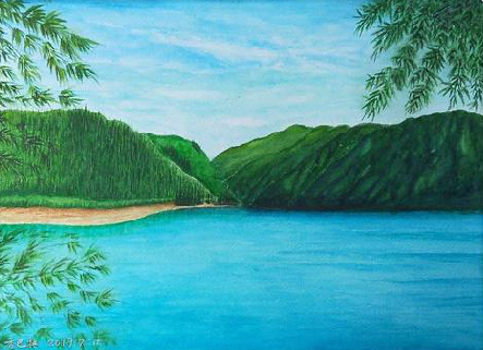 宜昌在墙绘中,如何绘画绿水青山?